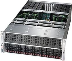 SUPERMICRO 4U GPU server 2xLGA-3647, C622, 24x DDR4 ER, 24x HS (2,5"), 10x GPU ready, M.2, 2+2 2000W, 2x10Gb BaseT,IPMI