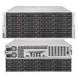 SUPERMICRO 4U SuperStorage server RAID 12Gb/s SAS/SATA 36xHS HDD (expand.24front+12rear), HW RAID LSI 3008, 2x1200W,IPMI