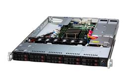 SUPERMICRO A+ Server 1U 1x SP6, 6x DDR5, 10x 2,5" (6xNVMe opt 4xSAS.), 2x860W titan), 2x10GbE, IPMI