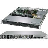 Supermicro A+ Server MTR/1U Epyc 7000-Series CPU, 2x 1GbE,Intel I210, 4x HS 3.5'' SATA3 , 4 SAS3 ports, 400W Redundant P