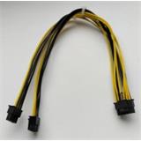 SUPERMICRO CBL-PWEX-0962Y-50 GPU Power Cable 2x 6+4S to McHi 2x 4Y 1.64ft (50CM)