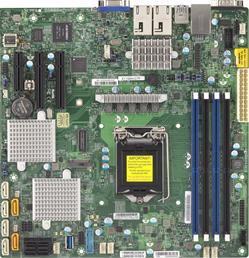 SUPERMICRO MB 1xLGA1151, iC236,DDR4,8xSATA3,PCIe 3.0 (2 x4 (in x8), 1 x4), 1x M.2 NGFF, 2x10Gb LAN,IPMI