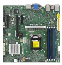 SUPERMICRO MB LGA1200 1U(core10g), Q470,4xDDR4,4xSATA3,M.2,3xPCIe3.0 (16/4/4),2xDP,DVI,VGA,Audio,2x1Gb,IPMI