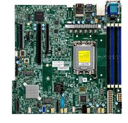 SUPERMICRO MB LGA1700 4xDDR5 8xslimlineSATA 1xM.2 1x16 2x4 Pcie vga/com2x.usb IPM