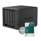 Synology DiskStation DS423+, 4-bay NAS, včetně 4ks HDD 4TB (HAT3300-4T), CPU J4125, RAM 2GB, 2x GLAN, 2x M.2 slot