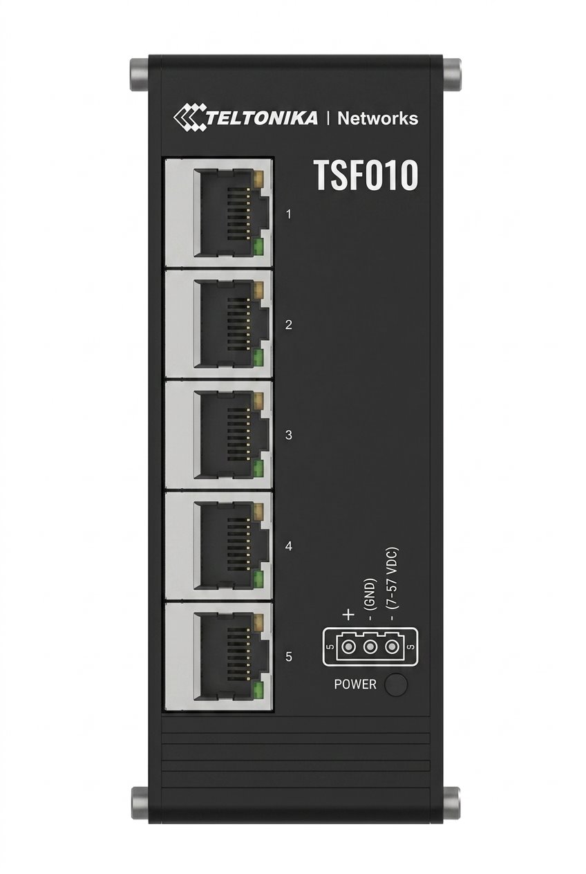 Teltonika TSF010 Průmyslový Flat Switch bez managementu 5G