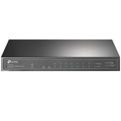 TP-LINK 10-Port Gigabit PoE+ Switch, 8 Gigabit PoE+ Ports, 1 Gigabit RJ45 Ports and 1 Gigabit SFP Slots, 802.3at/af, 63W