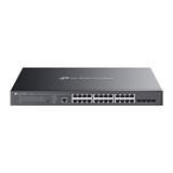 TP-LINK "16-Port 10/100Mbps + 2-Port Gigabit Rackmount Switch with 16-Port PoE+PORT: 16× 10/100 Mbps PoE+ Ports, 2× Gig