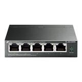 TP-LINK 5-Port Gigabit Easy Smart Switch with 4-Port PoE+, 4× Gigabit PoE+ Ports, 1× Gigabit Non-PoE Ports