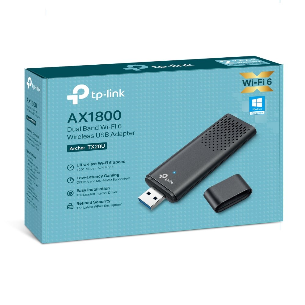 TP-Link Archer TX20U Bezdrátový USB Wi-Fi 6 adaptér