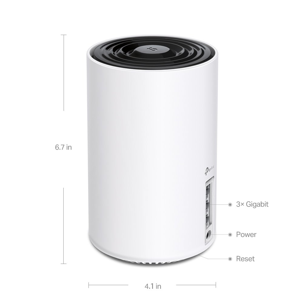 TP-link Deco XE75 Tri-Band Wi-Fi 6E Mesh System AXE5400, 4 int., 3x1G, 3ks