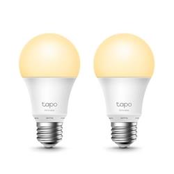 TP-LINK Dimmable Smart Light Bulb, 2-PackSPEC: E27, 200–240 V, Brightness 806 lm, Max Operation Power 8.7 W, Color Tem