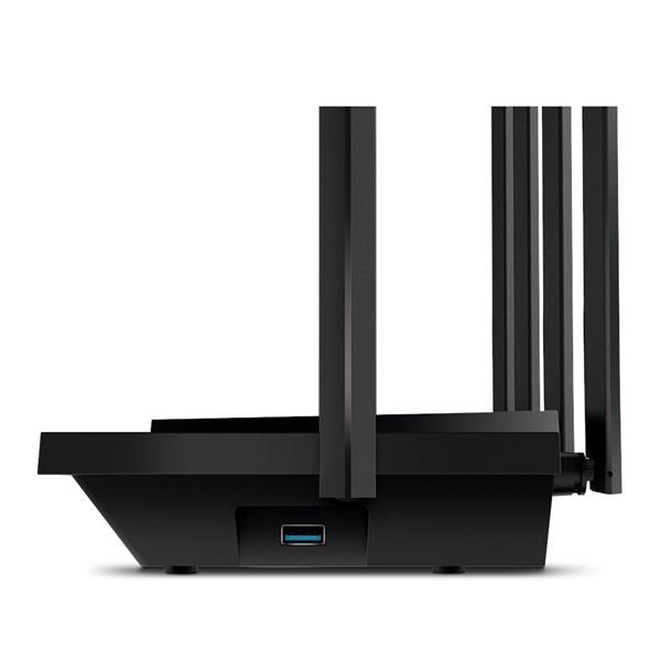 TP-LINK Dual-Band Wi-Fi 6 Router 574 Mbps/2.4 GHz + 4804 Mbps/5 GHzSPEC: 6× Antennas, Qualcomm 1 GHz