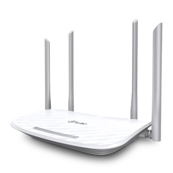 TP-LINK Dual-Band Wi-Fi Router, 4× Antennas, 1× Gigabit WAN Port + 4× Gigabit LAN Ports, USB 2.0 Port