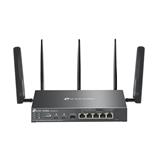 TP-link ER706WP-4G Omada 4G+ Cat6 AX3000 Gigabit Wi-Fi VPN Router 1SFP WAN/LAN, 1G WAN, 4G WAN/LAN (4x PoE+ 45W), 2x Nan