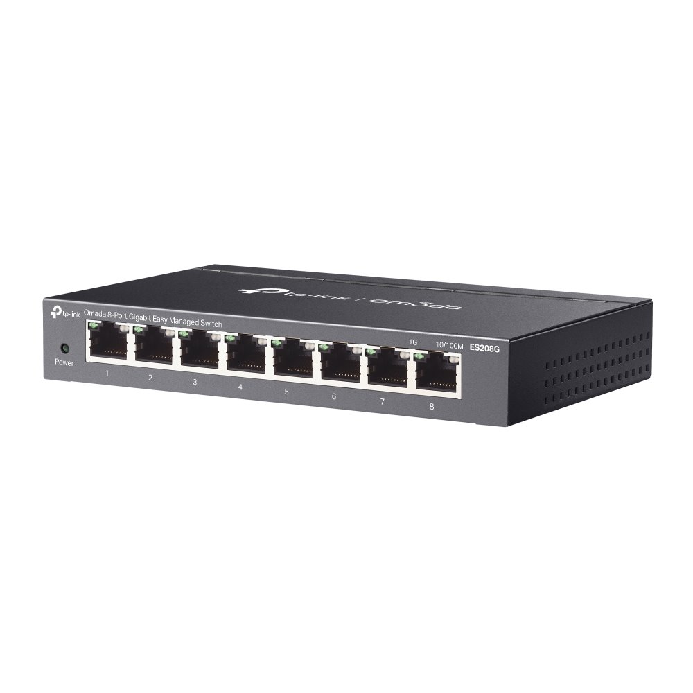 TP-link ES208G Switch 8G, Easy Managed, kovový, Desktop
