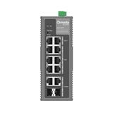 TP-link IES210GPP Switch Industrial 8G PoE+, 2SFP, 240W PoE, IP30, DIN-Rail