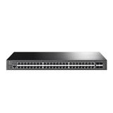 TP-LINK "JetStream™ 48-Port Gigabit L2+ Managed Switch with 4 10GE SFP+ SlotsPORT: 48× Gigabit RJ45 Ports, 4× 10G SFP+