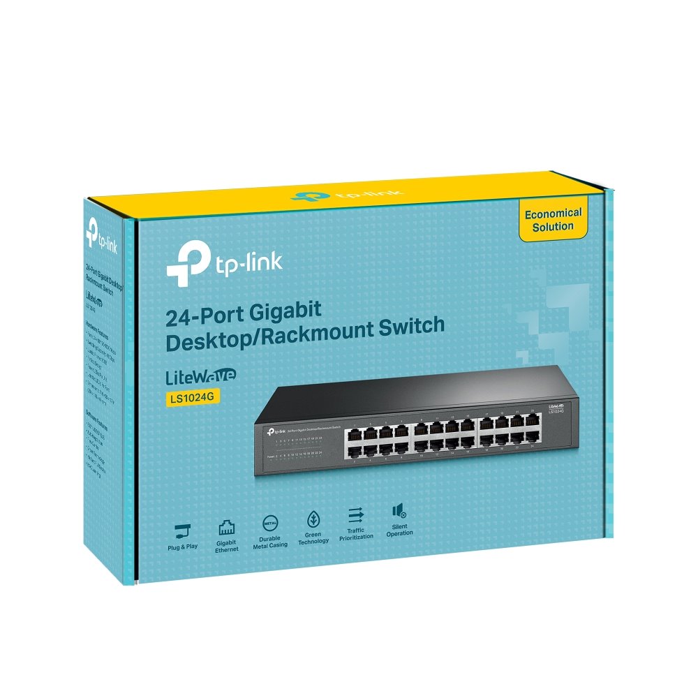 TP-link LS1024G Switch 24G, kovový, Desktop/Rack