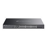 TP-LINK "Omada 24-Port 2.5GBASE-T L2+ Managed Switch with 4 10GE SFP+ SlotsPORT: 24× 2.5G RJ45 Ports, 4× 10G SFP+ Slots