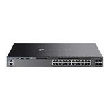 TP-LINK "Omada 48-Port Gigabit Stackable L3 Managed Switch with 6 10GE SFP+ SlotsPORT: 48× Gigabit RJ45 Ports, 6× 10G S