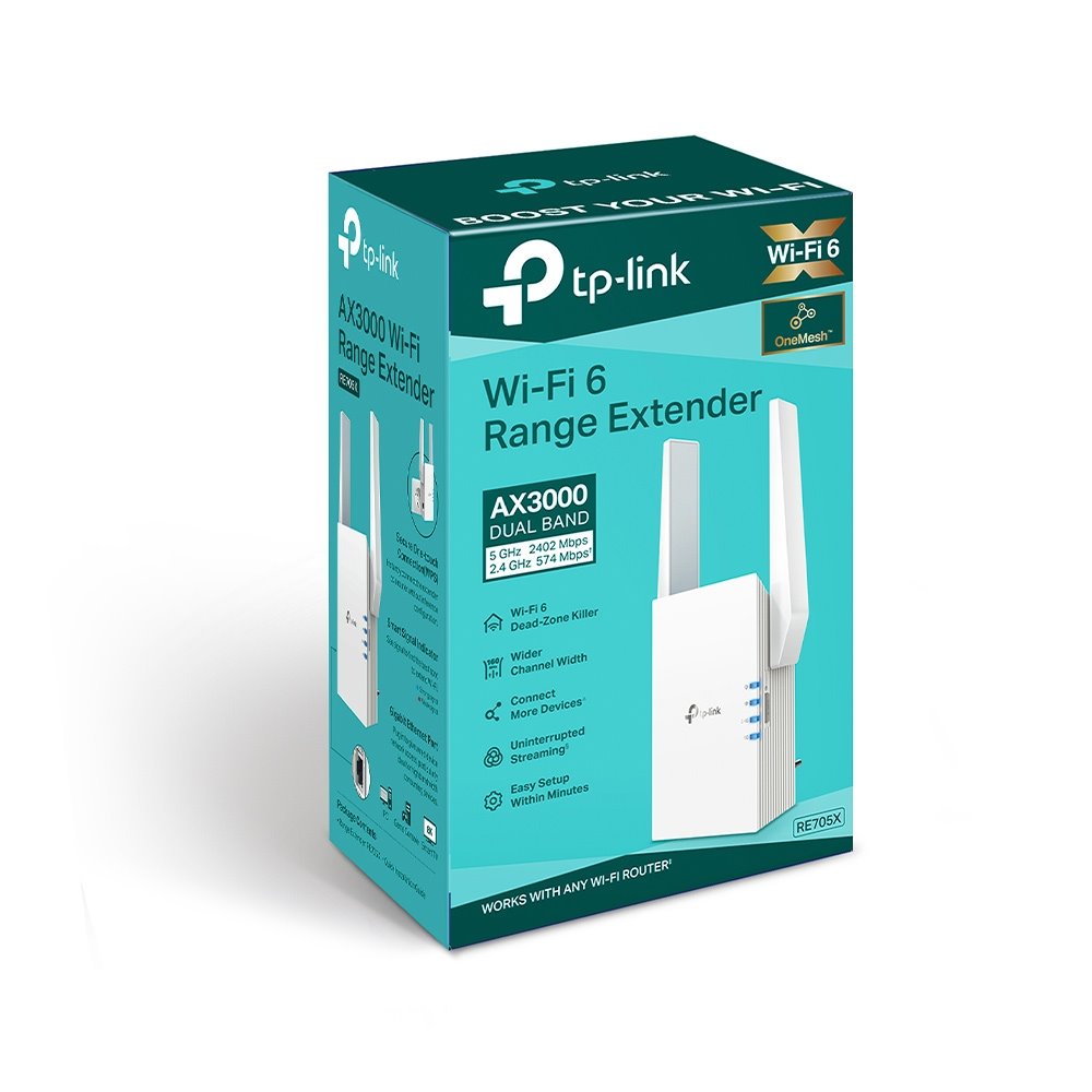 TP-Link RE705X Wi-Fi 6 Range Extender