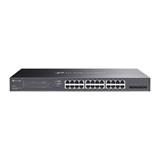 TP-link SL2428P Switch 24x 10/100 PoE+, 4G, 2 Combo SFP, 250W PoE, L2 Managed, Rack