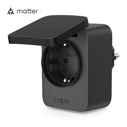 TP-link Tapo P410M Chytrá venkovní zásuvka s Wi-Fi a monitoringem, IP54