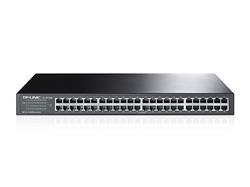 TP-LINK TL-SF1024 24-Port 10/100M Switch, 24 10/100M RJ45 Ports, 1U 19-inch Rack-mountable Steel Case