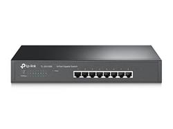 TP-LINK TL-SG1008 8-Port Gigabit Switch, 8 Gigabit RJ45 Ports, 1U 13-inch Rack-mountable Steel Case