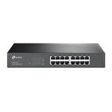 TP-LINK TL-SG1016D 16-Port Gigabit Switch, 16 Gigabit RJ45 Ports, 1U 13-inch Rack-mountable Steel Case