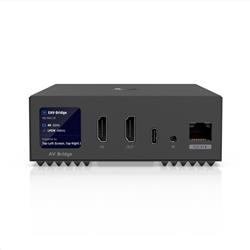Ubiquiti Enterprise AV Bridge, AV-over-IP transceiver, PoE+, 4K rozlišení při 60 snímcích za sekundu, HDMI 2.0