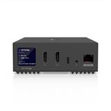 Ubiquiti Enterprise AV Bridge, AV-over-IP transceiver, PoE+, 4K rozlišení při 60 snímcích za sekundu, HDMI 2.0