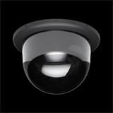 Ubiquiti In-ceiling mount accessory for G5 PTZ with a smoked bubble for enhanced discretion, black