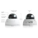 Ubiquiti IP kamera UniFi All-weather, vandal-proof 4K PoE dome camera with enhanced AI cap. and LR IR night vision