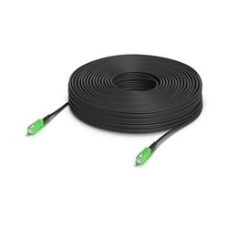Ubiquiti Outdoor Armored Fiber Cable, venkovní pancéřovaný optický kabel SC/APC pro sítě GPON, 60m, černý