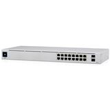 Ubiquiti Switch L2 UniFi USW-16-POE, 16-Port Gigabit, 8x PoE-out Gen 2, PoE budget 42W