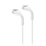 Ubiquiti UniFi Patch Cable, Ultra tenký patch kabel s podporou 10 GbE, 0.2m, bílá
