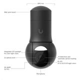 Ubiquiti UniFi Protect G5 PTZ – kompaktní PTZ kamera, černá