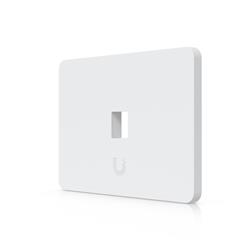 Ubiquiti UniFi univerzální horizontální nástěnná zásuvka, 1 port pro keystone, přetíratelný kryt, balení 4 ks