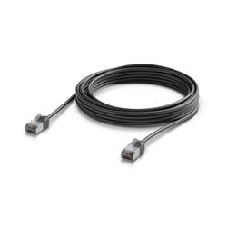 Ubiquiti UniFi Venkovní patch kabel C6A, ultra tenký a odolný stíněný kabel pro 10 GbE, 5m, Černá