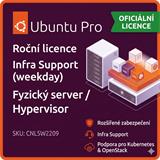 Ubuntu Pro Infra Support (weekday) - Fyzický server / Hypervisor - 1 roční licence