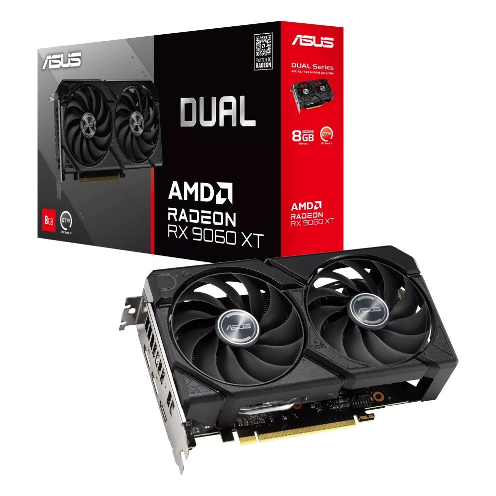 VGA ASUS Dual Radeon RX 9060 XT 8G GDDR6