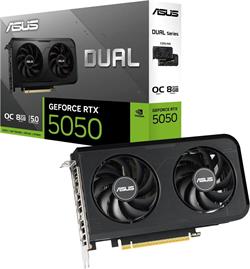 VGA ASUS DUAL RTX5050 OC 8GB/128-bit GDDR6 HDMI 3xDP