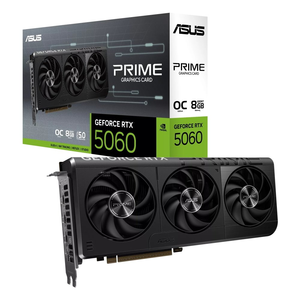 VGA ASUS Prime GeForce RTX 5060 8GB GDDR7 OC