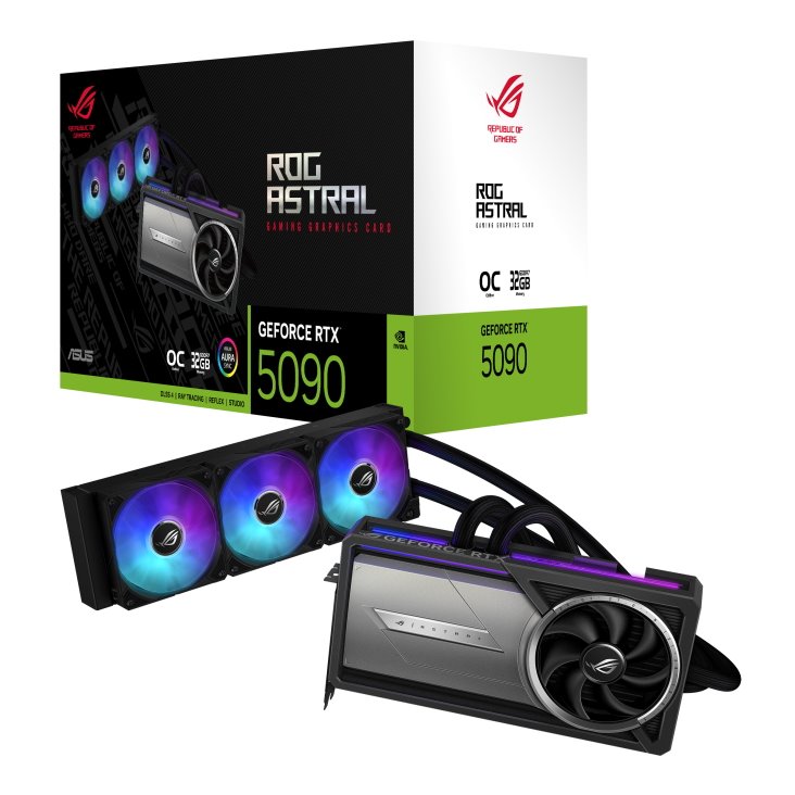 VGA ASUS ROG Astral LC GeForce RTX 5090 32GB GDDR7 OC