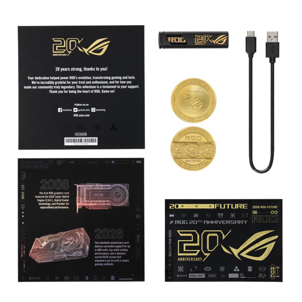 VGA ASUS ROG Astral Platinum GeForce RTX 5090 Edition 20 32GB GDDR7 AMOLED