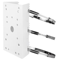 Vivotek AM-314, držák pro montáž na sloup O89–152,4 mm, ocelový, bílý