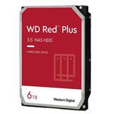 WD HDD Red Plus NAS 3.5" 6TB - 5400rpm/SATA-III/128MB