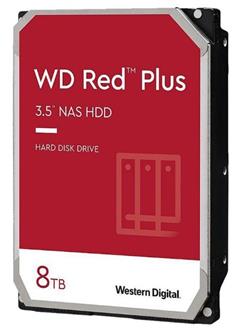 WD HDD Red Plus NAS 3.5" 8TB - 5400rpm/SATA-III/128MB
